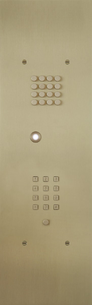 Wizard Bronze gold IP 1 button large model andkeypad